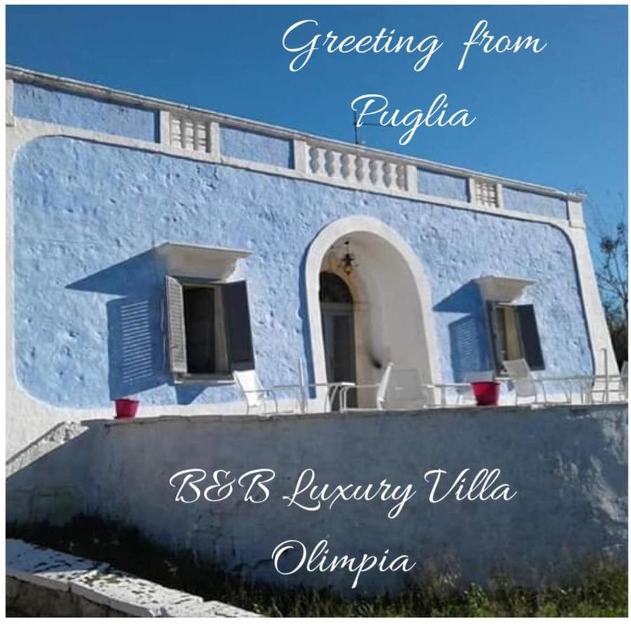 B&B Luxury Villa Olimpia Home Restaurant Selva Di Fasano Exterior foto